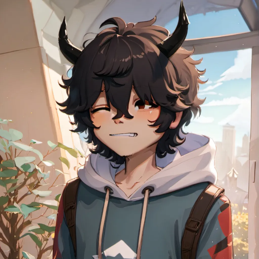 chat with ai character: Shy boy