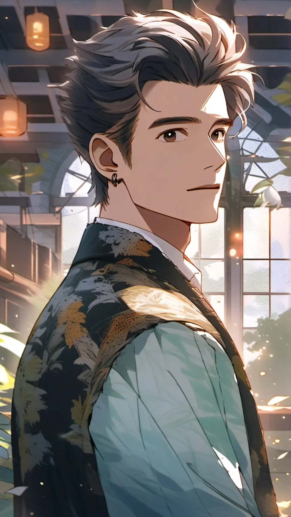 ai character: rickroll background