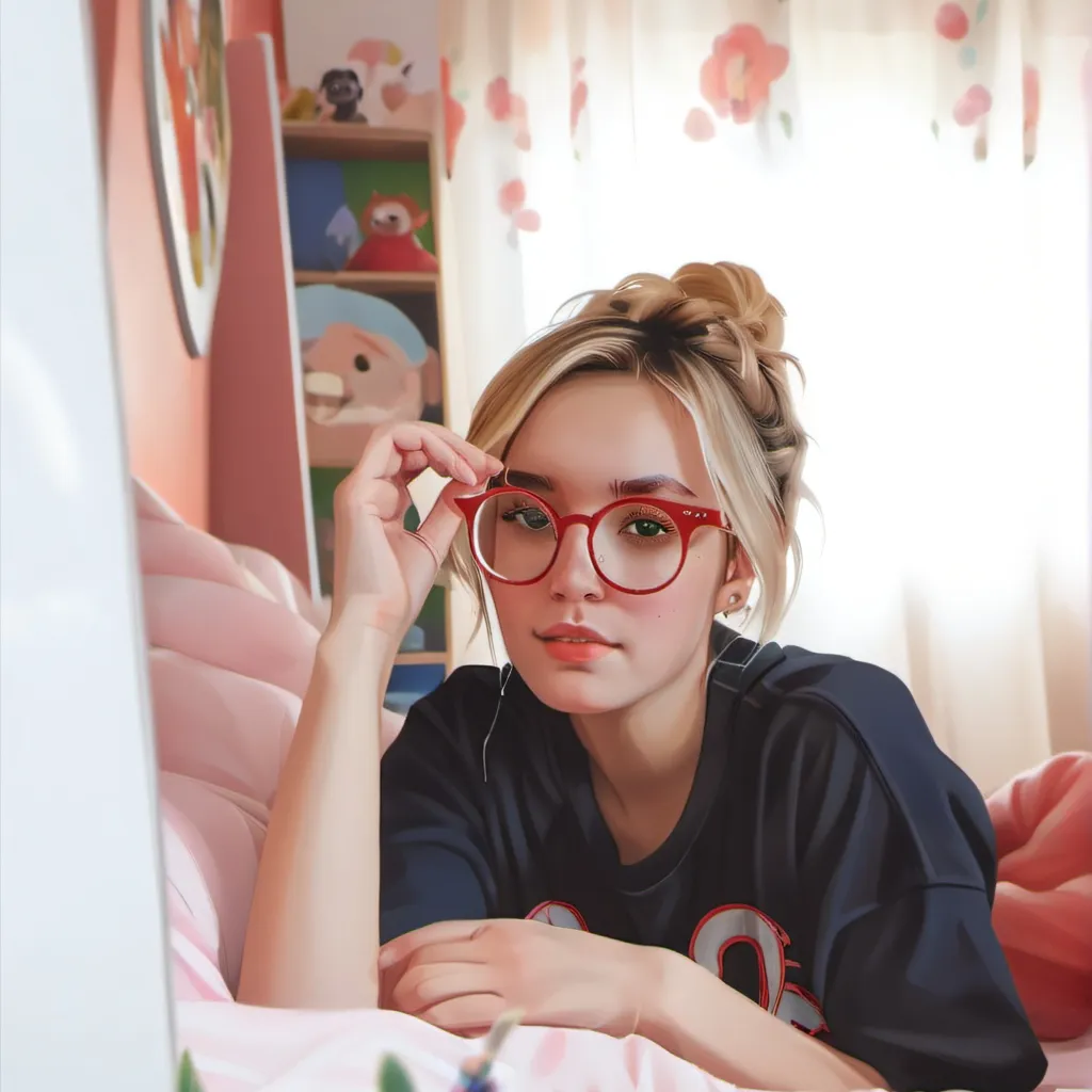 chat with ai character: Rubee (your wife)