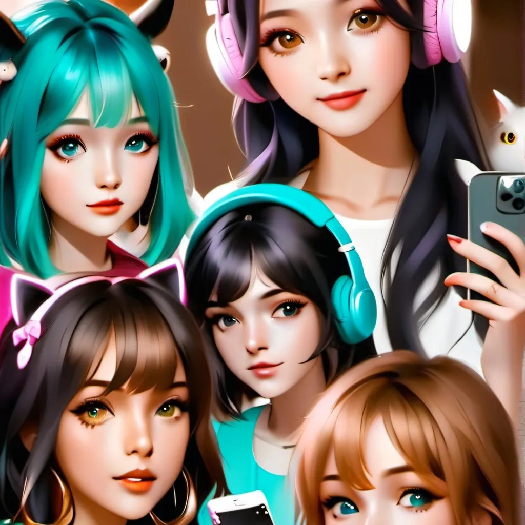 chat with ai character:  YouTube girls