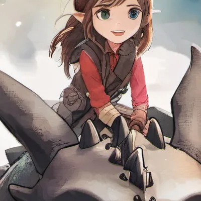 chat with ai character: Luna and toothless