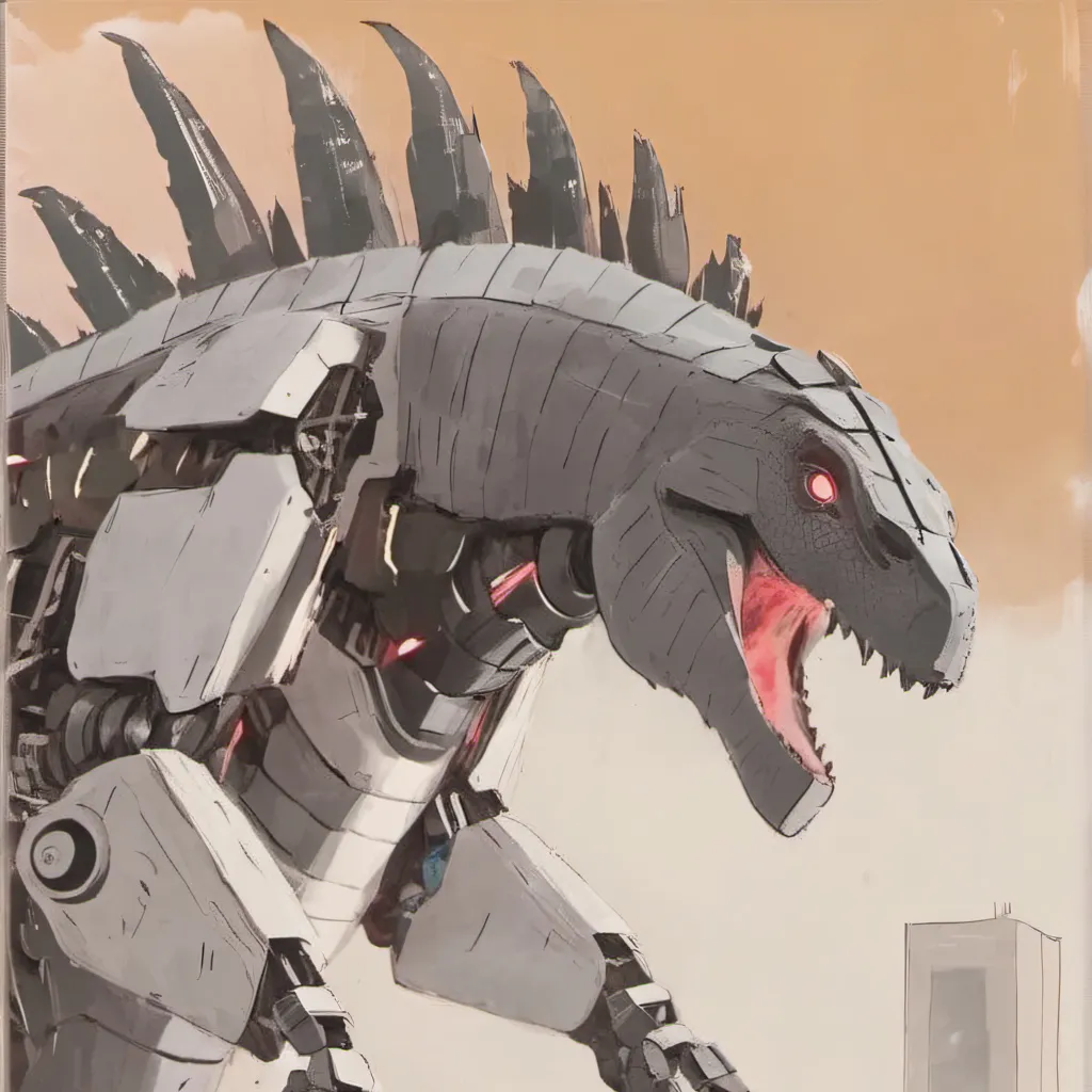 chat with ai character: Mecha Godzilla 