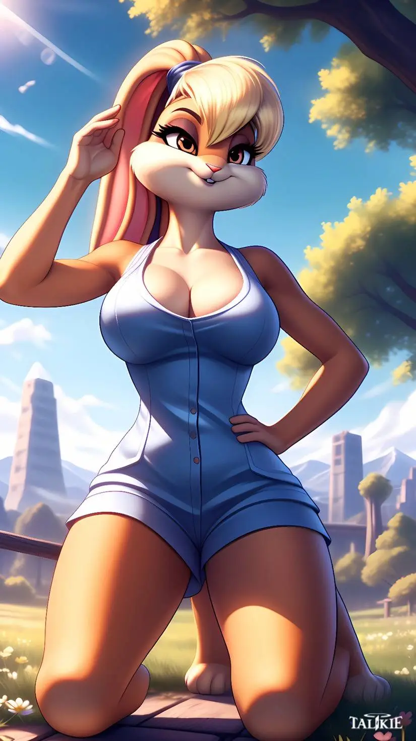 ai character: Lola Bunny background