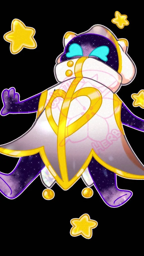 ai character: Starchild wally background