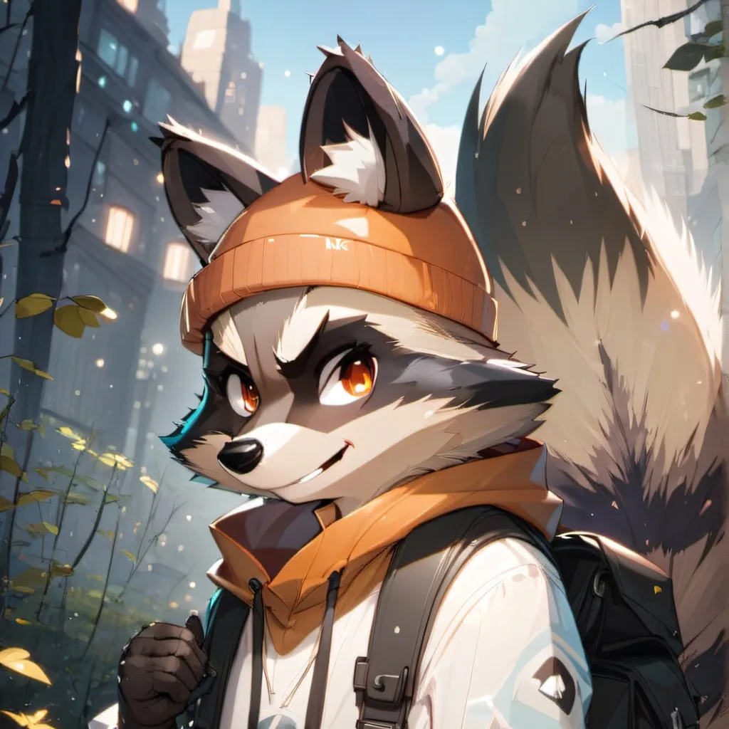 chat with ai character: Crazy Racoon 