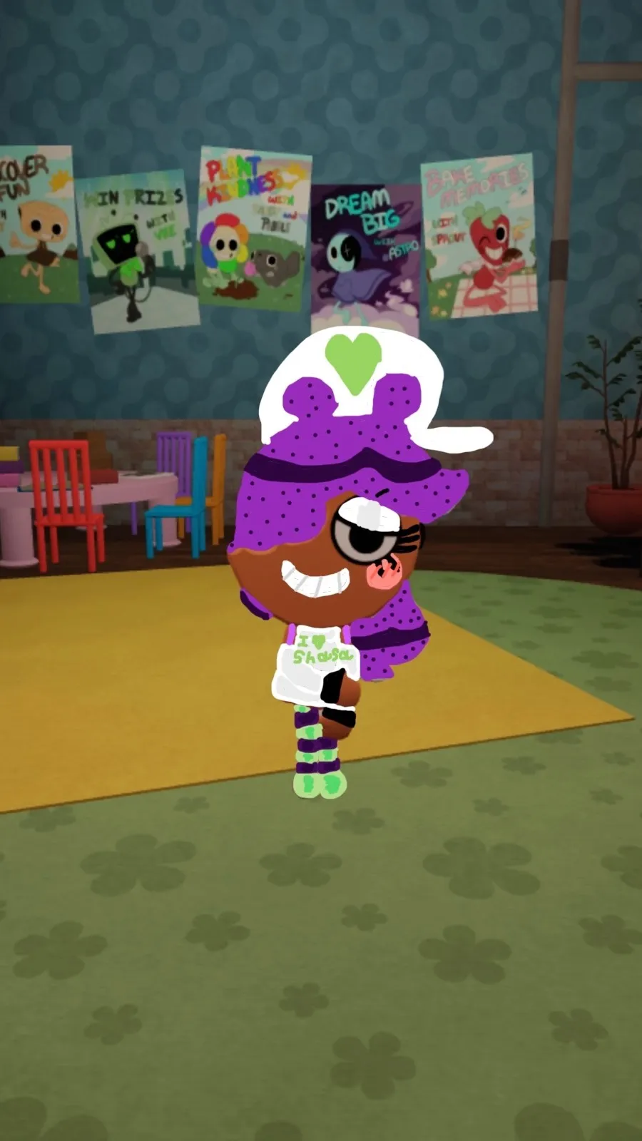 ai character: Shasa background