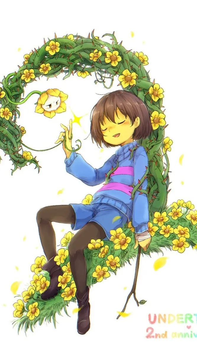 ai character: Frisk background