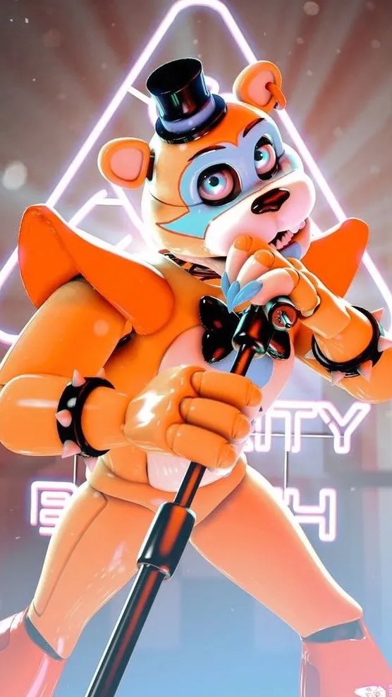 ai character: Glamrock Freddy background