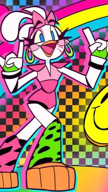ai character: Glamrock Chica  background