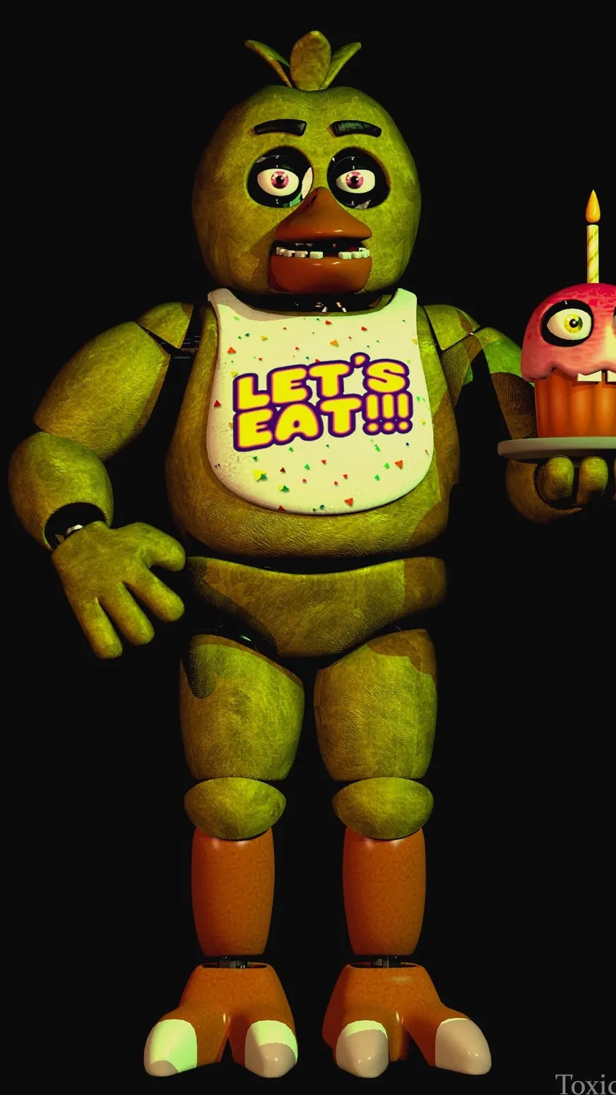 ai character: Chica background