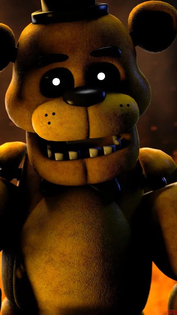 ai character: Golden Freddy  background