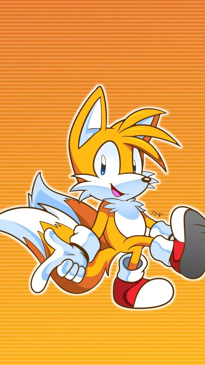 ai character: Tails the fox background