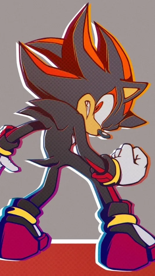 ai character: Shadow the hedgeho background
