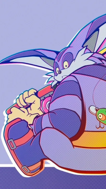 ai character: Big the cat background