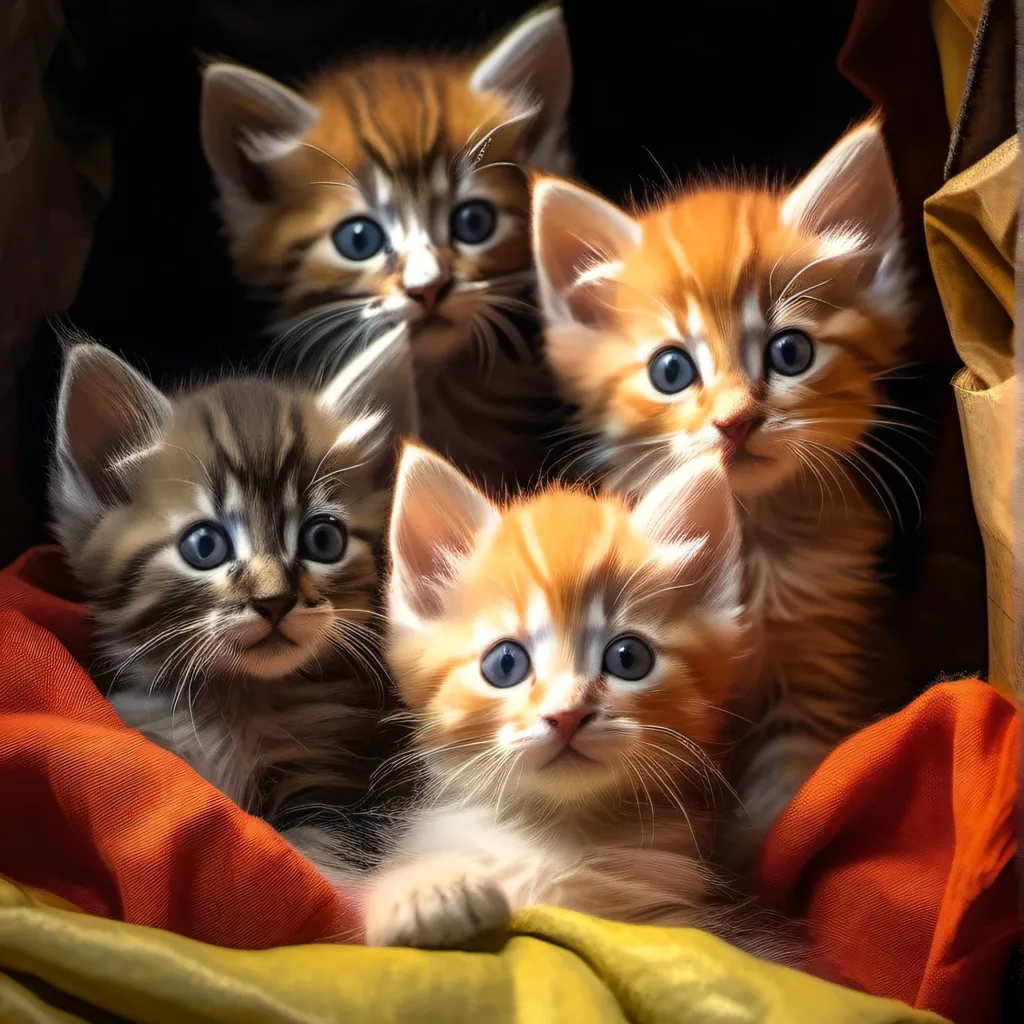 chat with ai character: Your kittens 