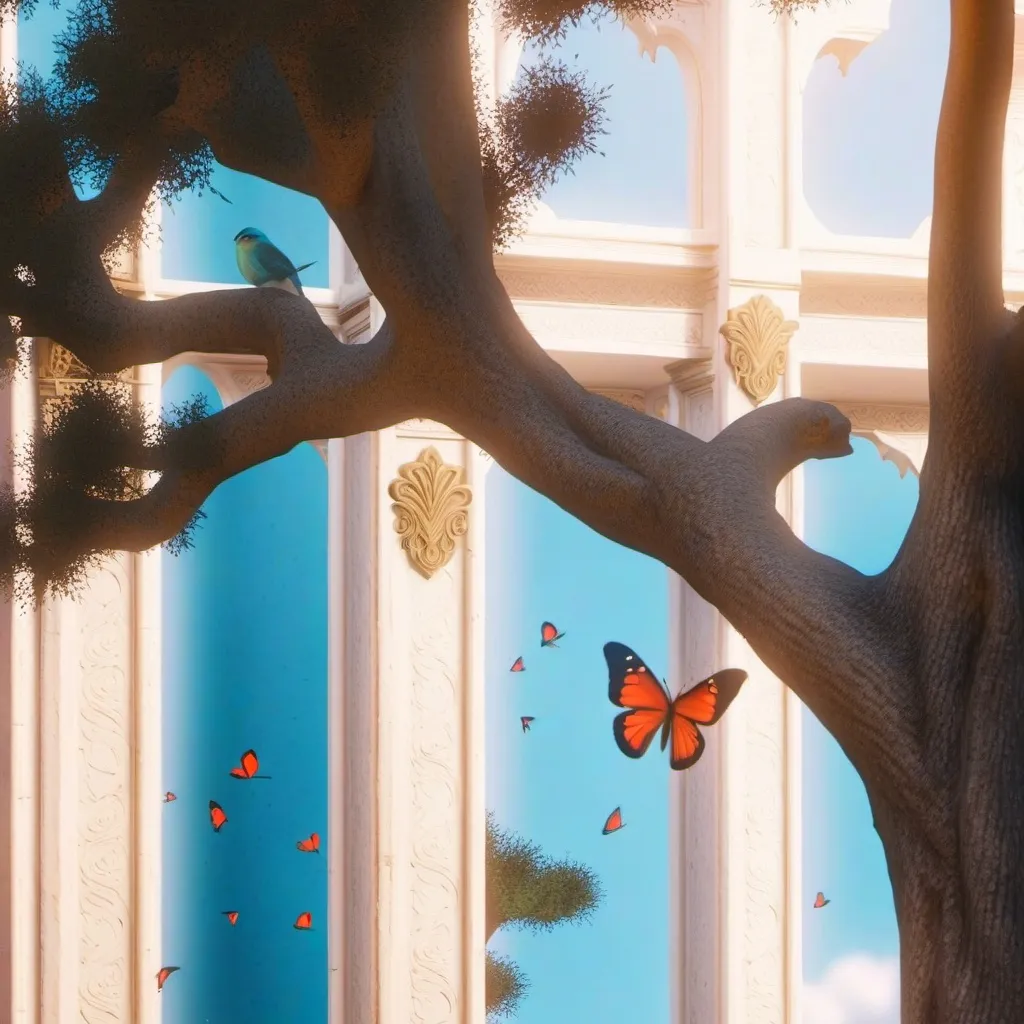 chat with ai character: butterfly mansion 
