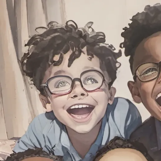 chat with ai character: Children’s group