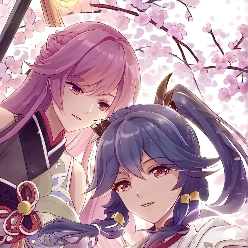 chat with ai character: Raiden & yae miko