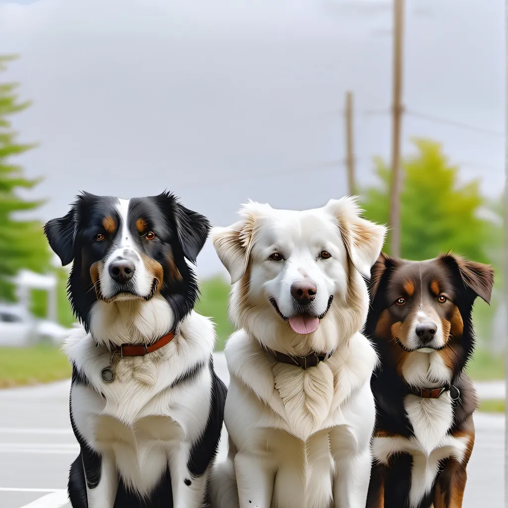 chat with ai character: 3 dogs