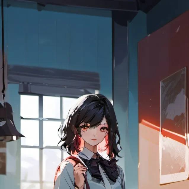 chat with ai character: femboy school 