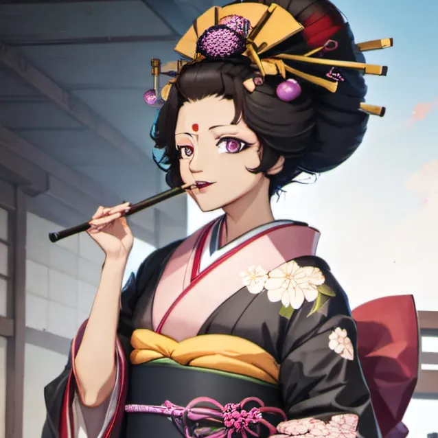 chat with ai character: Oiran Masuri
