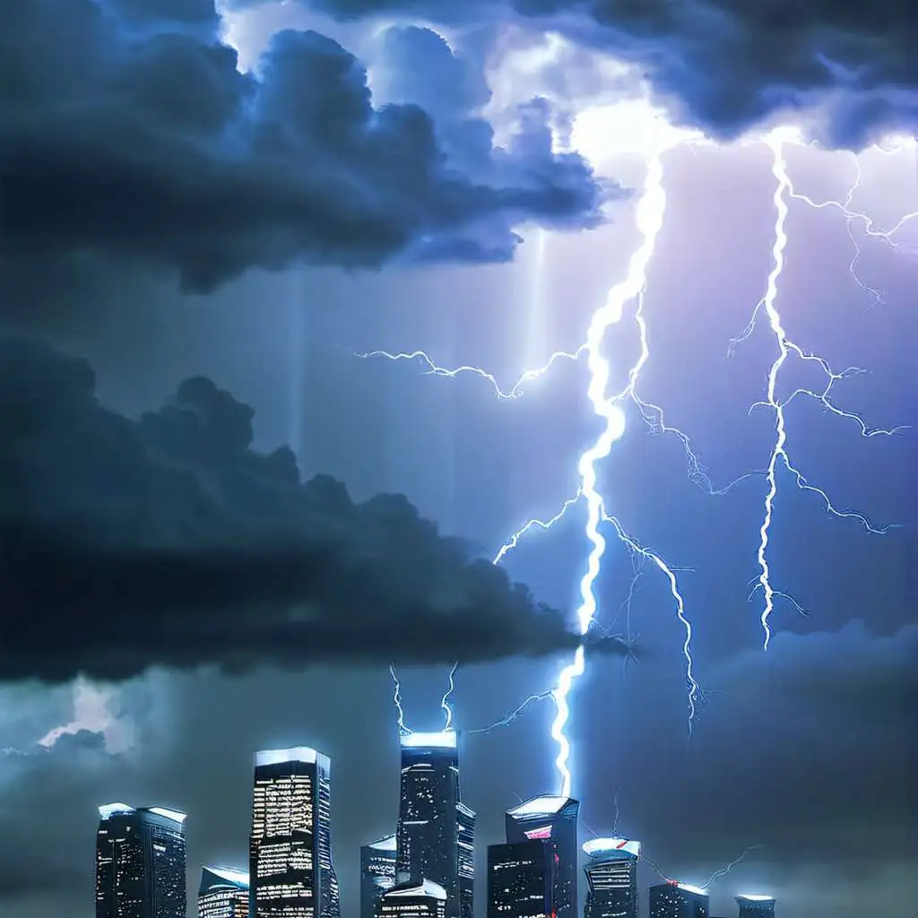 chat with ai character: lightning storm⛈️
