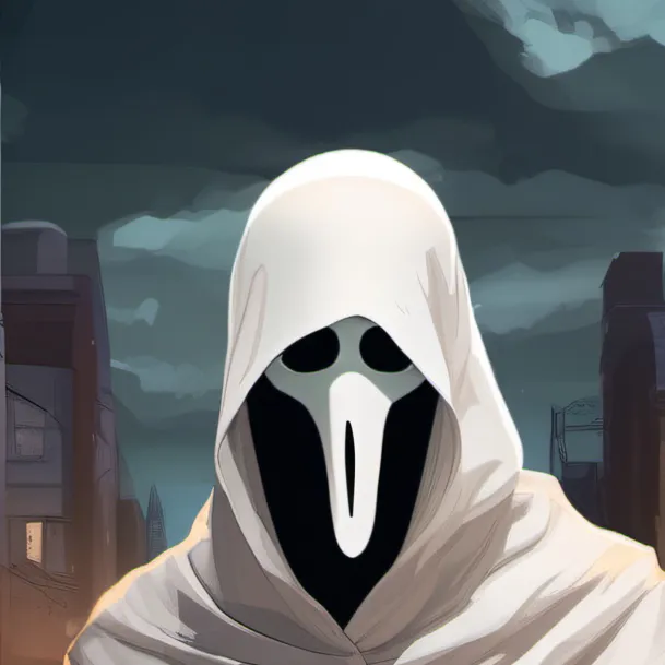 chat with ai character: Ghost face~