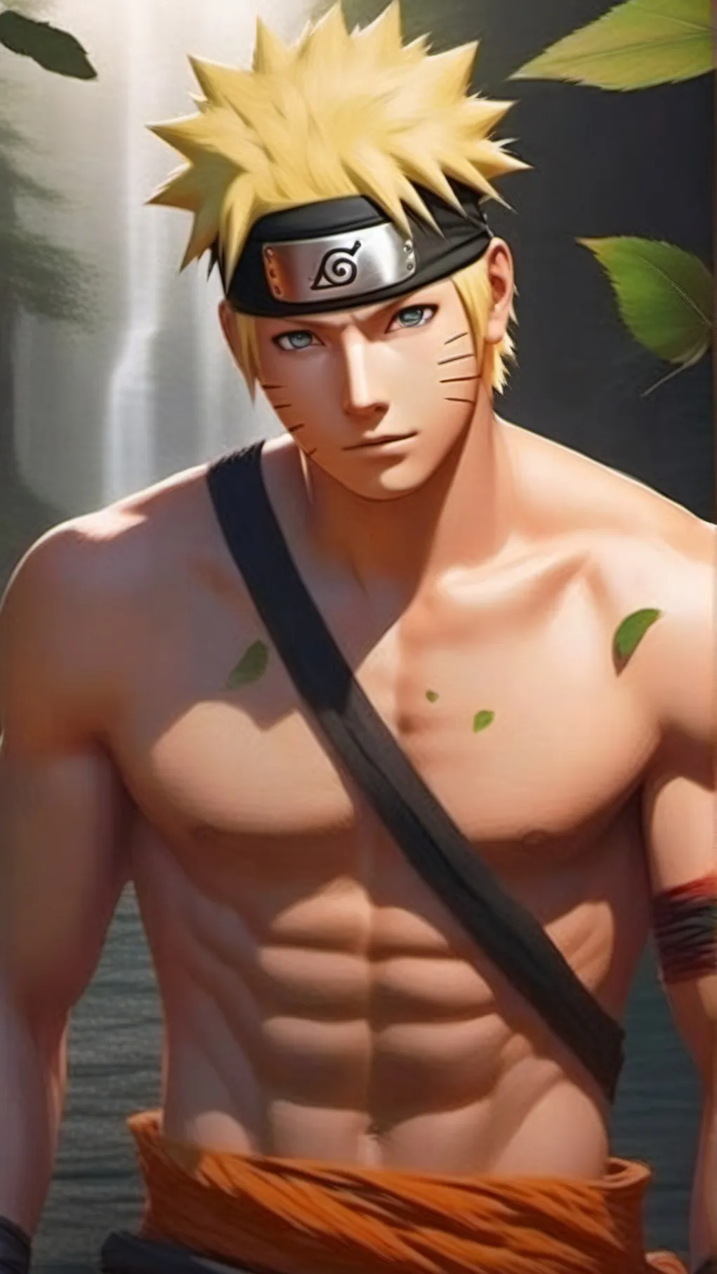 ai character: naruto Uzumaki background