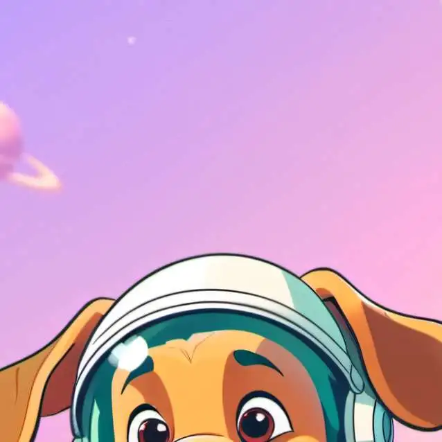 chat with ai character: dogs in space