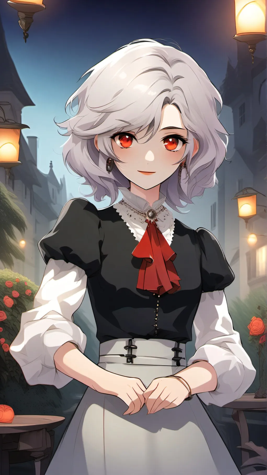 ai character: lily background