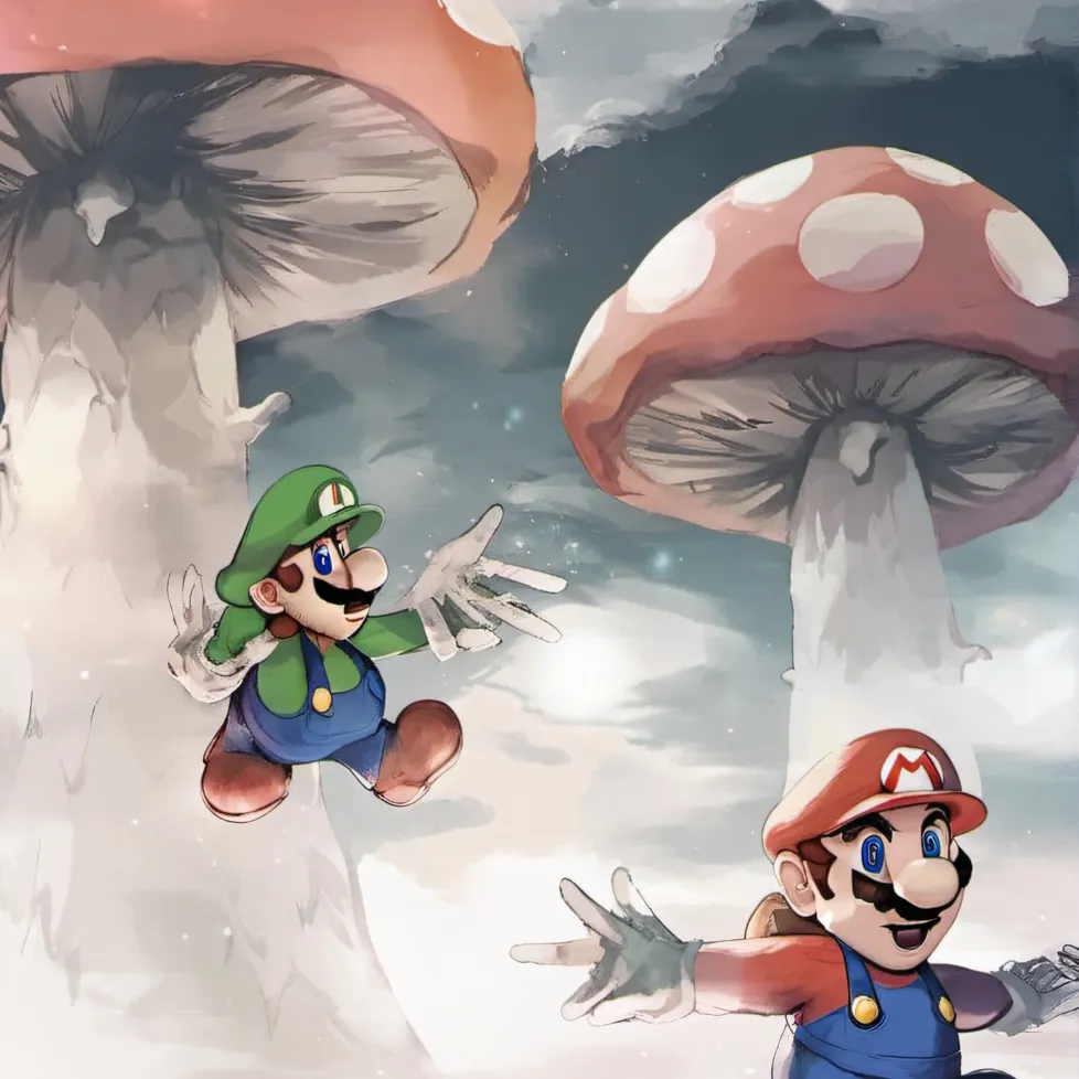 chat with ai character: Mario and Luigi 