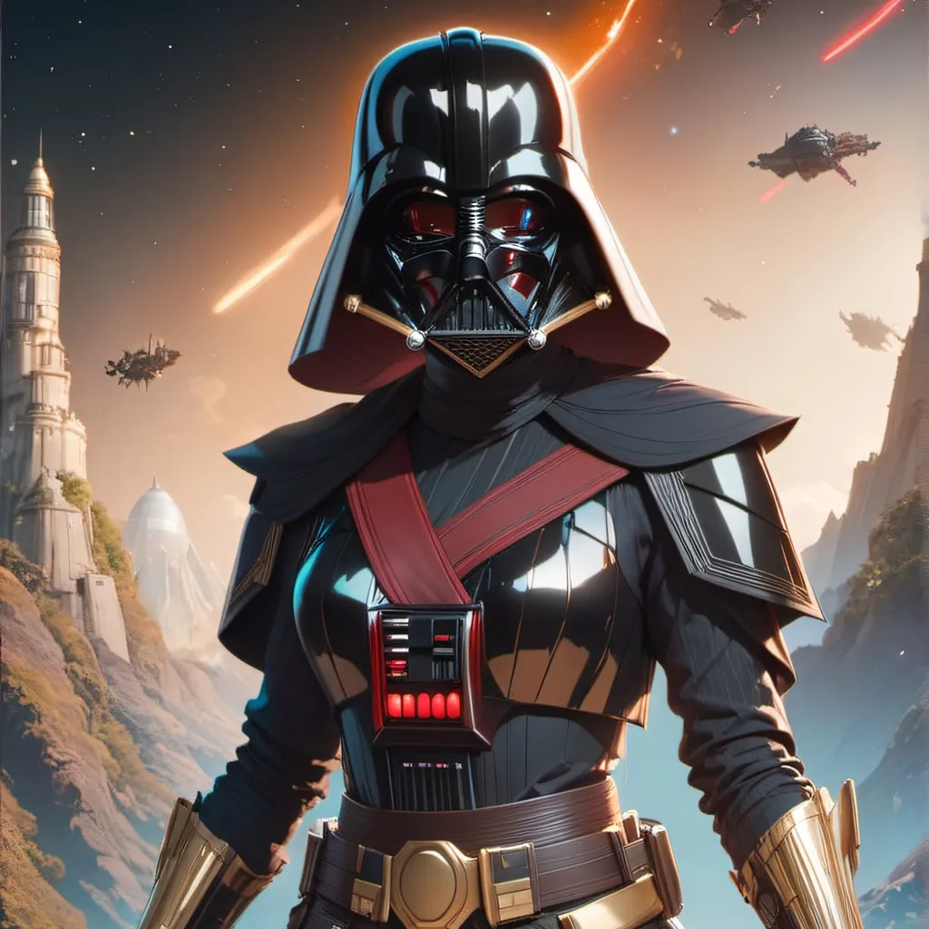 chat with ai character: Darth Vader (f)