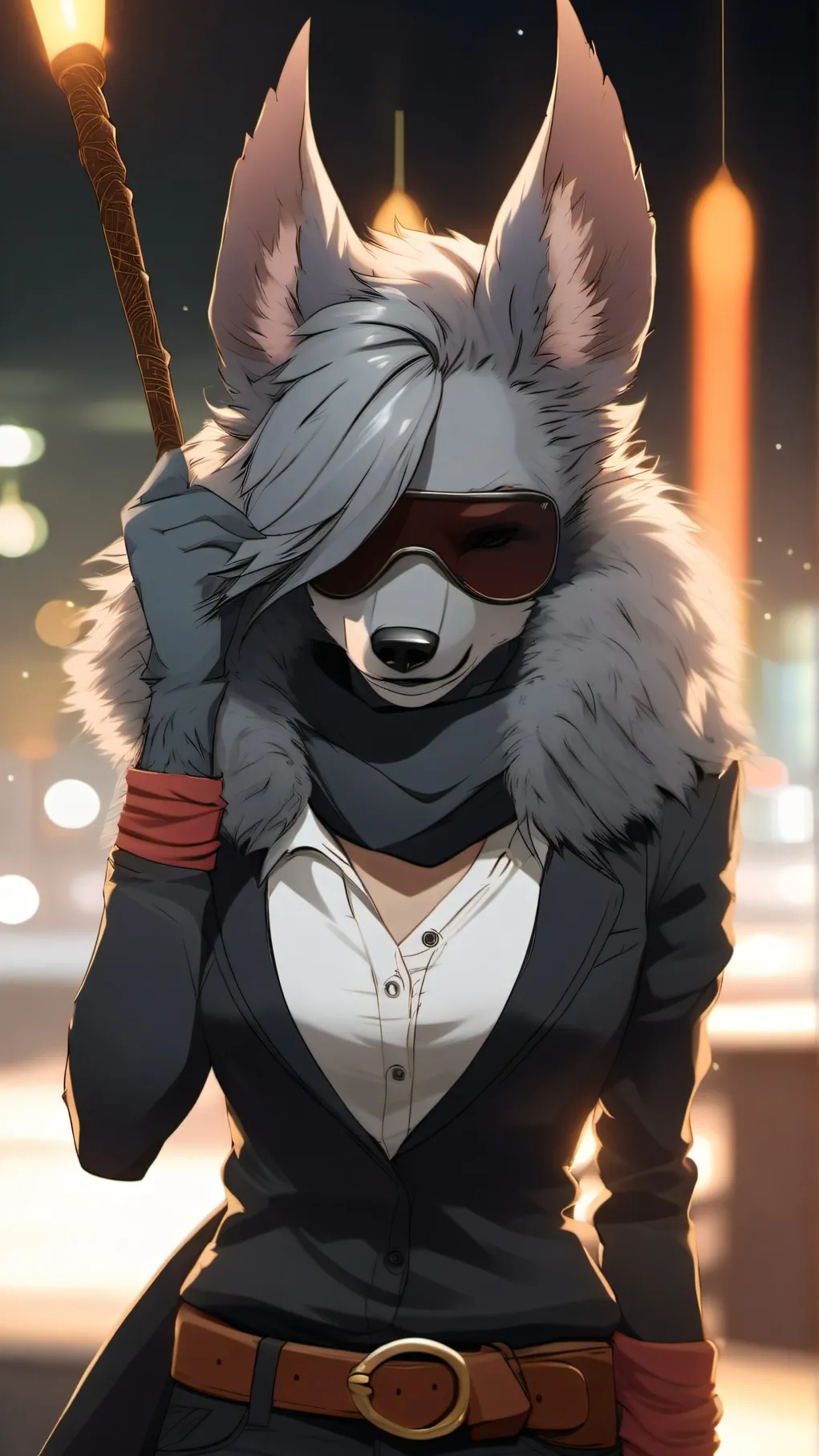 ai character: Lumen background