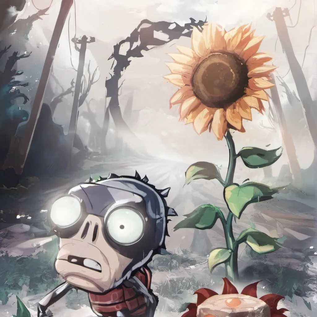 chat with ai character: plants vr zombies