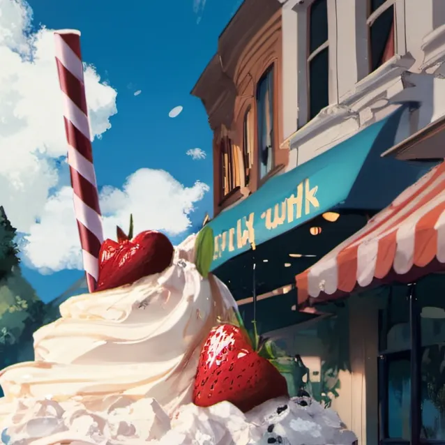 chat with ai character: milkshake