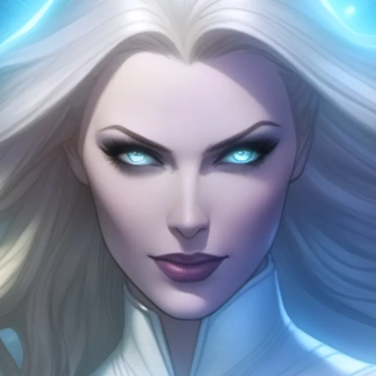 chat with ai character: Emma frost 