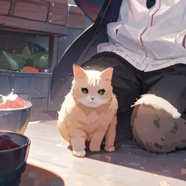 chat with ai character: Banana cat