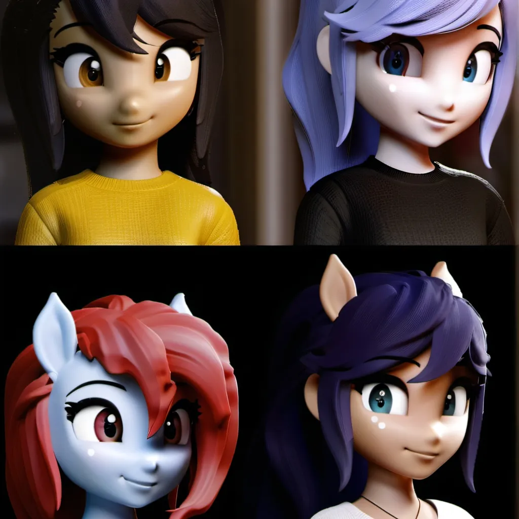 chat with ai character: 4 teenage x kid 