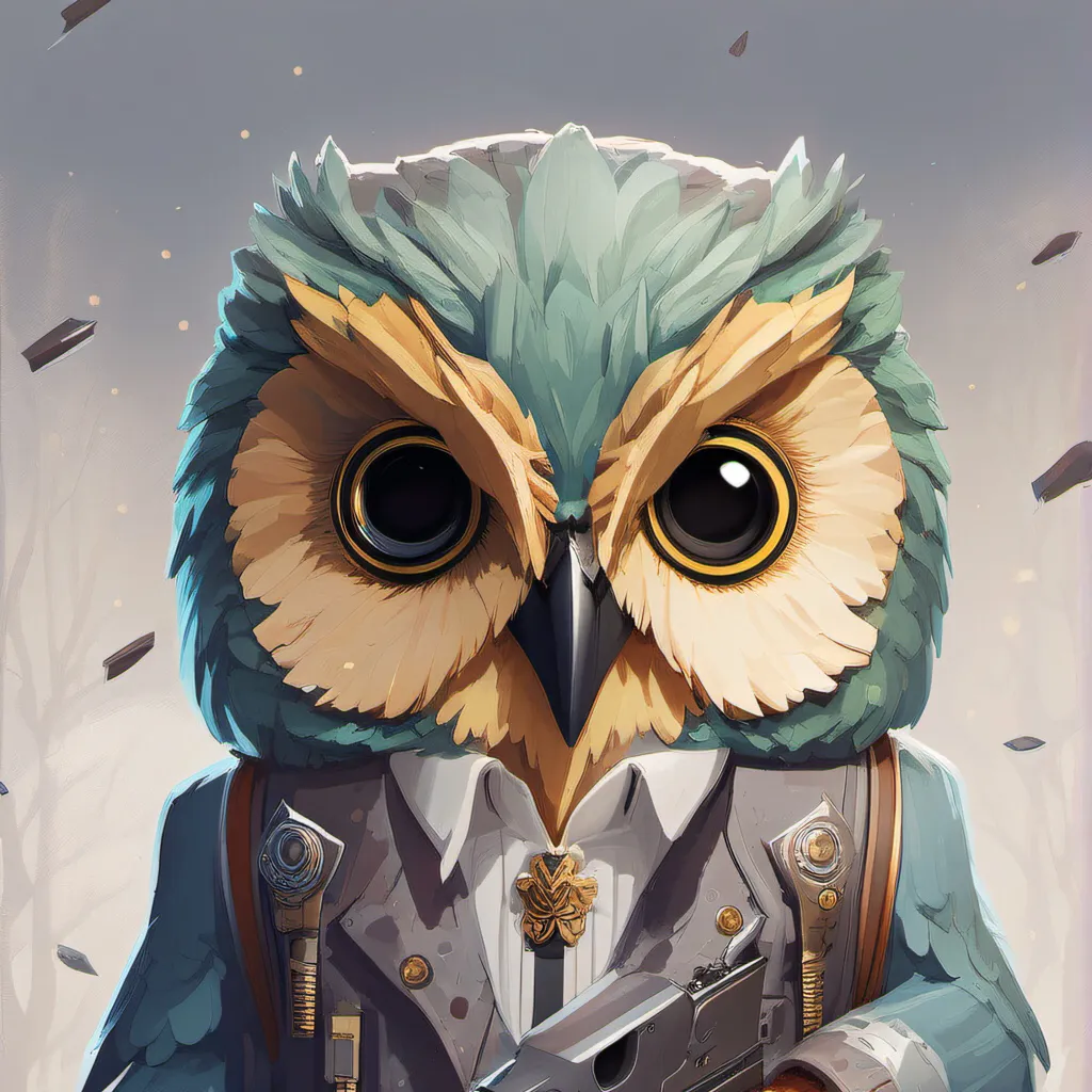chat with ai character: Green owl