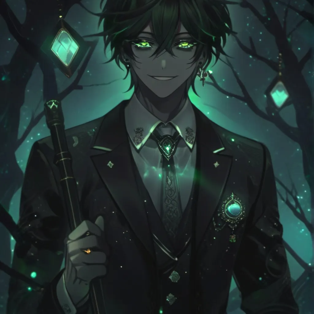 chat with ai character: Damien spider