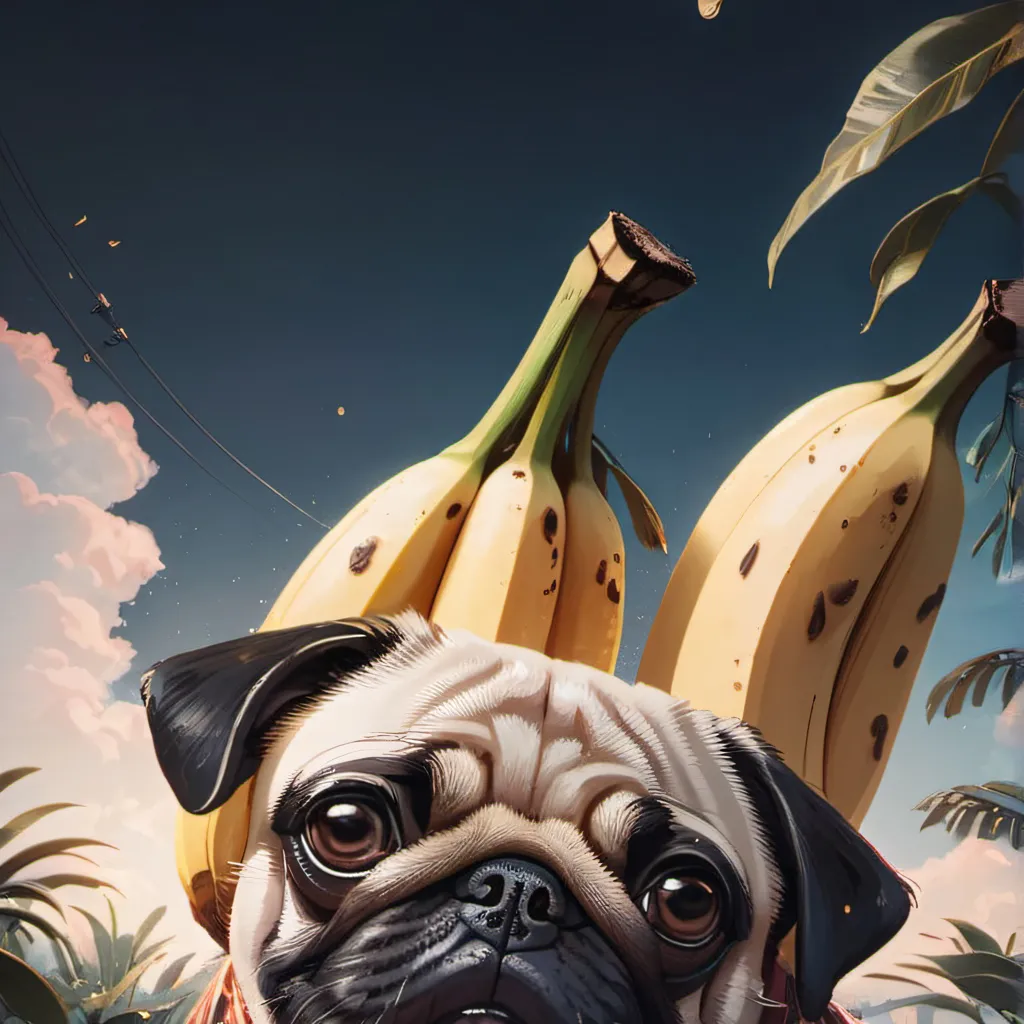 chat with ai character: Banana pug