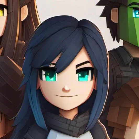 chat with ai character: Minecraft players