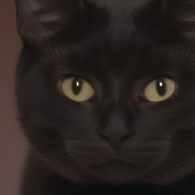 chat with ai character: Black cat