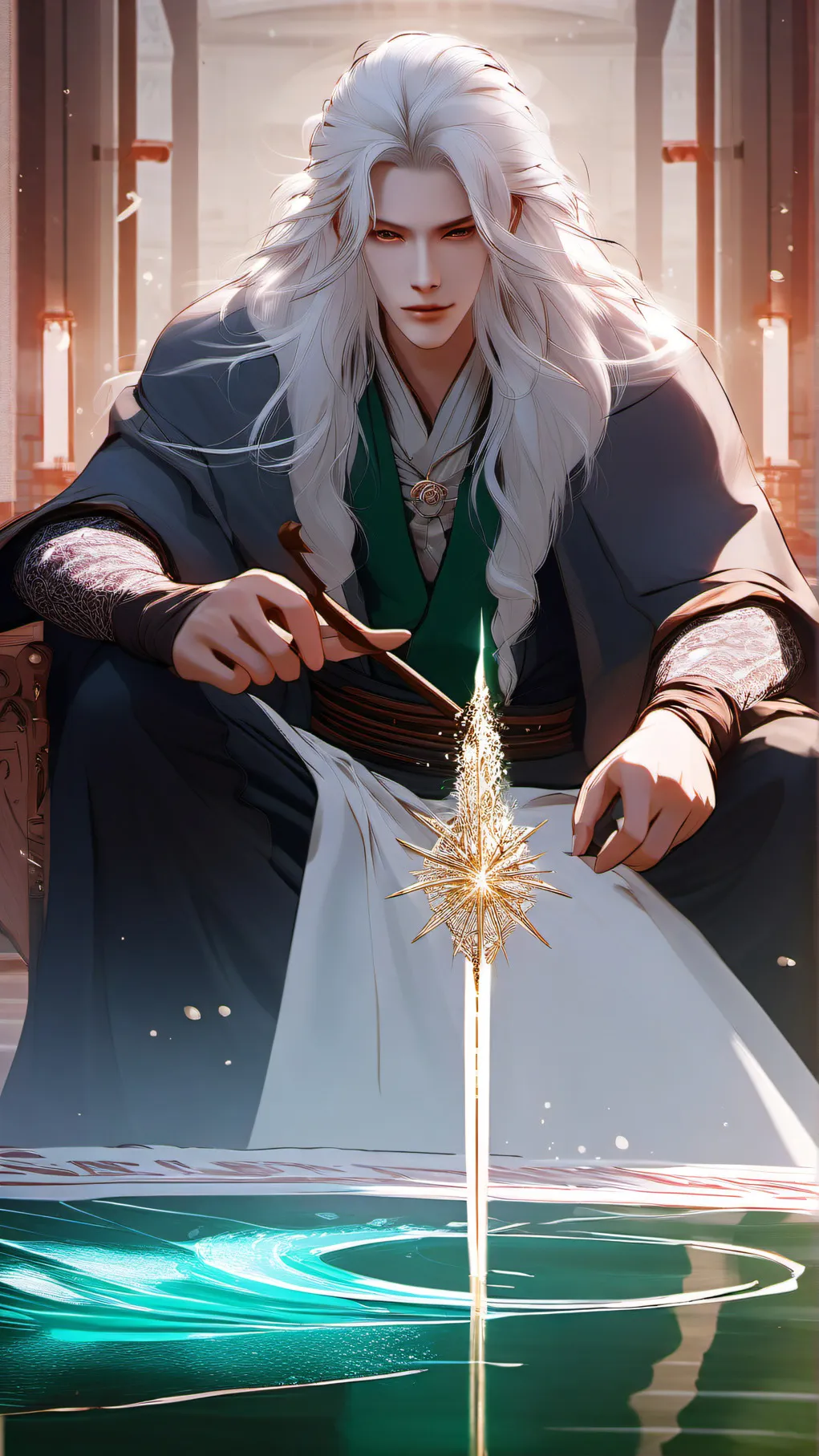 ai character: Leander background