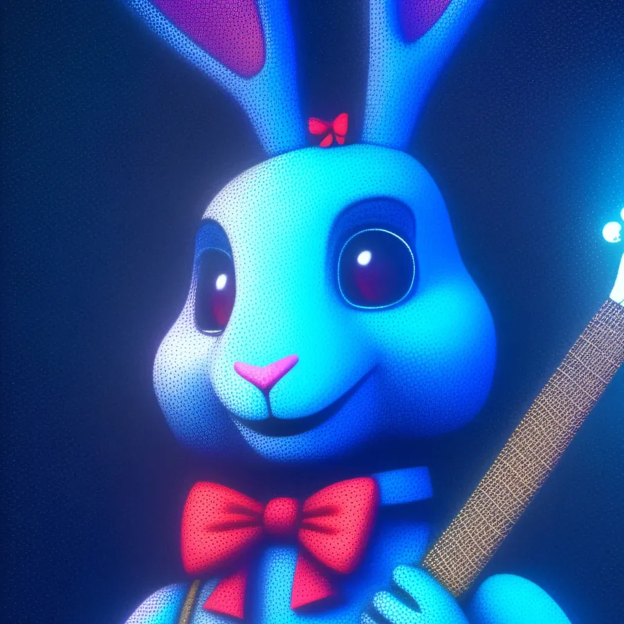 chat with ai character: Toy Bonnie
