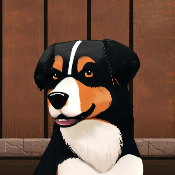chat with ai character: Cute dog