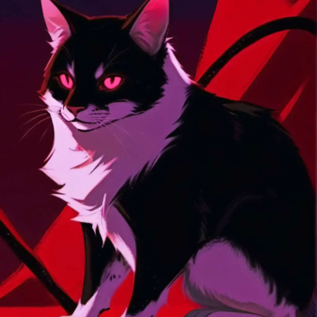 chat with ai character: Valentino's cat