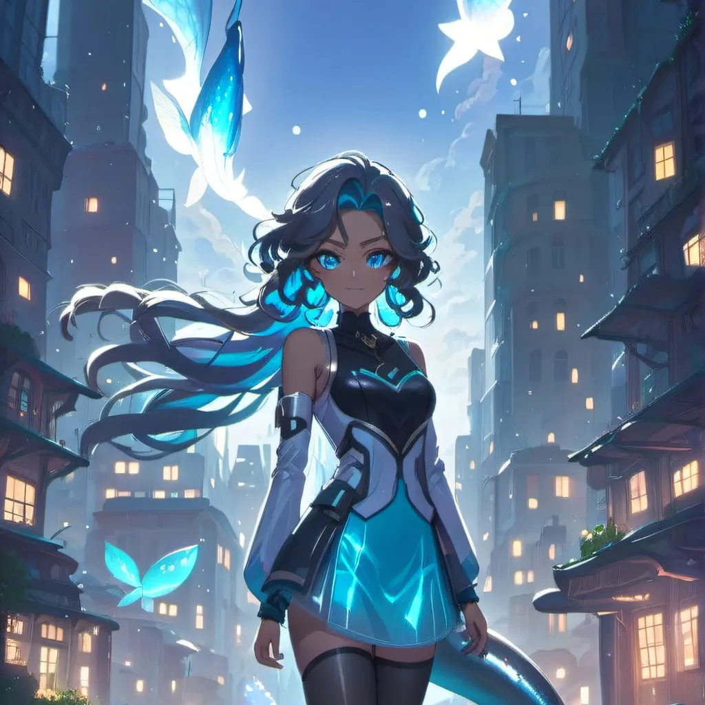 chat with ai character: Aqua