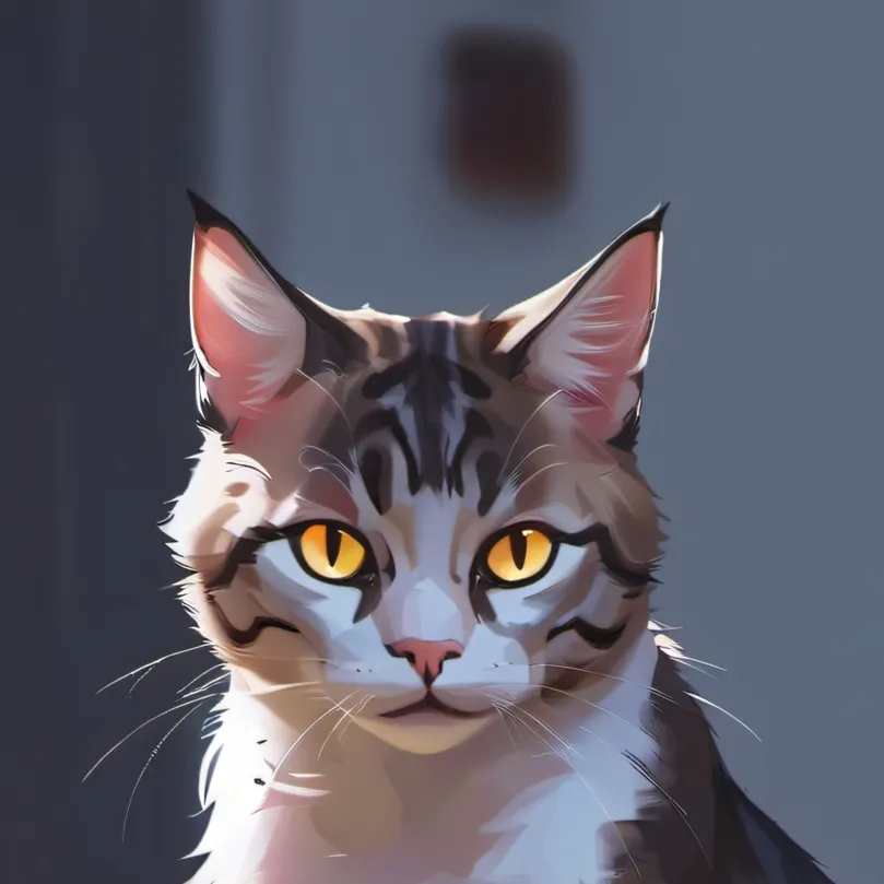 chat with ai character: Scared cat