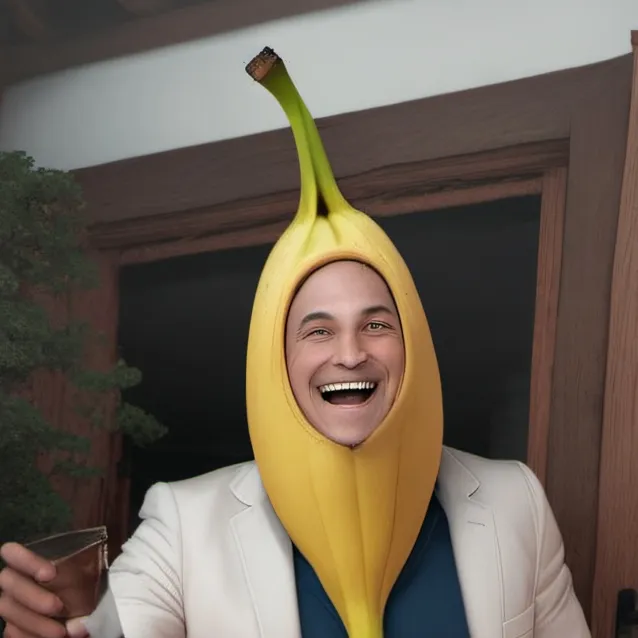 chat with ai character: banana man